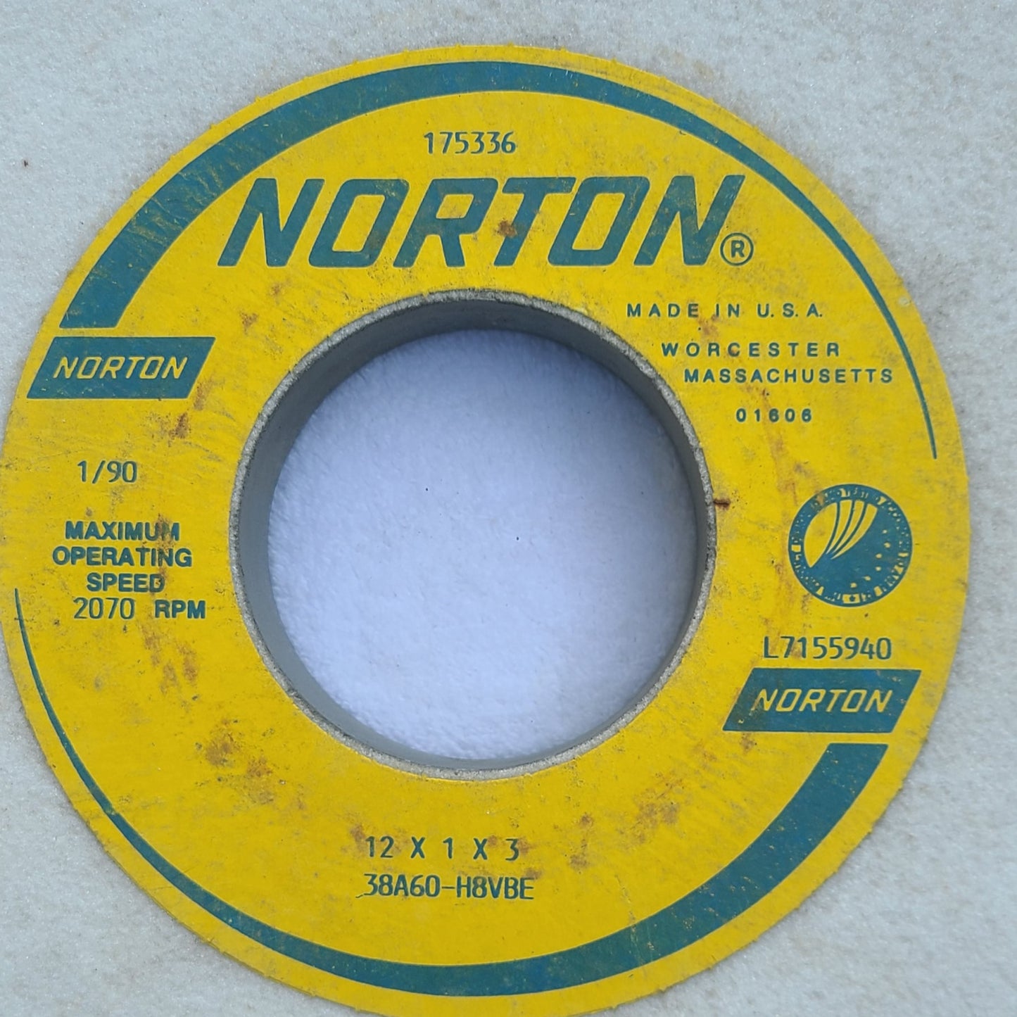 Norton Surface Grinder Wheel 12"