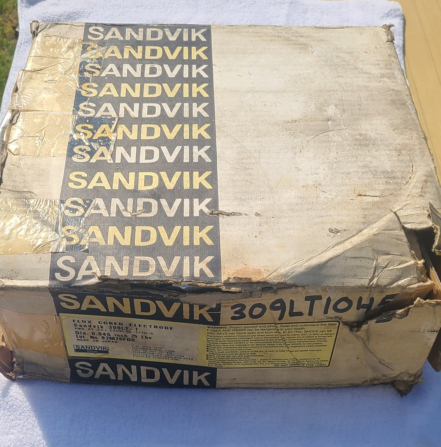 Sandvik Mig Wire 309LT-1 25# Spool. New